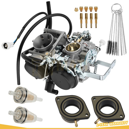 Carburetor & Intake Boot For Yamaha V Star 1100 Custom Classic Silverado XVS1100 1999-2005 5EL-14900-21-00