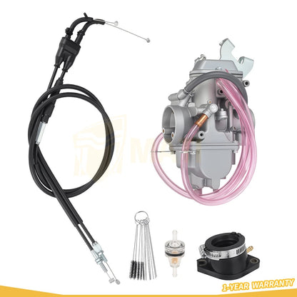For Honda TTR230 2005-2024 Carburetor Carb & Intake Manifold & Throttle Cable 1C6-14301-10-00