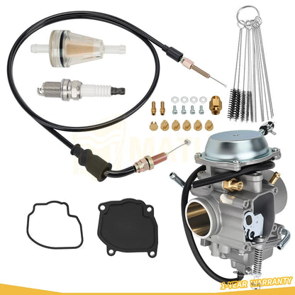 Carburetor & Throttle Cable For Polaris Sportsman 500 335 Magnum 425 Worker 335 3130665