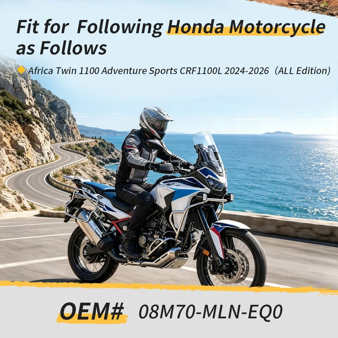 Heavy Duty Center Stand Assembly For Honda CRF1100L Africa Twin 1100 Adventure Sports 2024-2026 08M70-MLN-EQ0