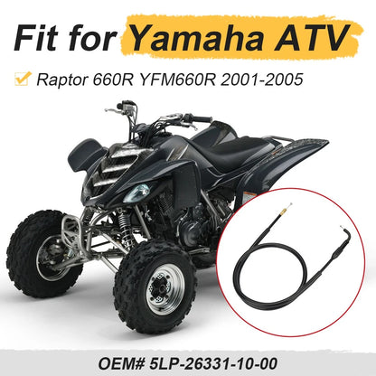Choke Starter Cable For Yamaha YFM660R Raptor 660R 2001-2005 5LP-26331-10-00
