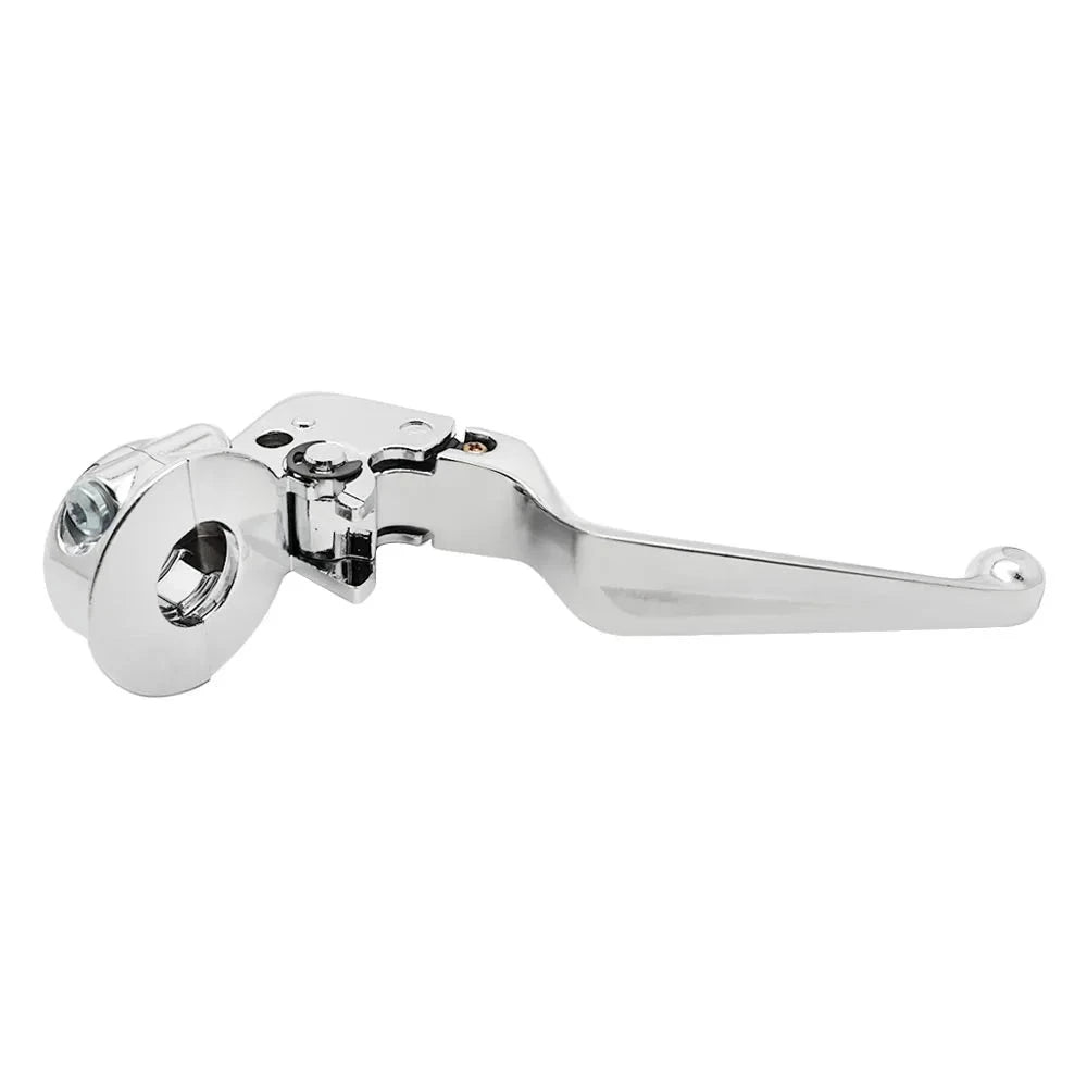 Chrome Clutch Lever & Mount Perch Bracket Assembly for Harley Davidson Sportster 883 1200 Softail Dyna Electra Glide Road King Fat Mati Powersports