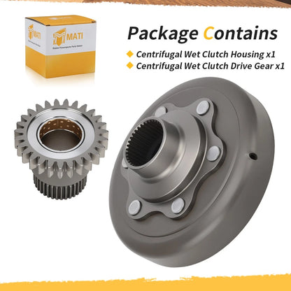 Clutch Drum & Drive Gear For Honda FourTrax 300 TRX300 /FW 1988-2000 22500-HC4-000