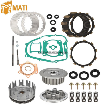 Clutch Kit & Center Inner Hub & Outer Pressure Plate & Basket Gear For Yamaha Blaster 200 YFS200 1988-2006 3JM-16150-01