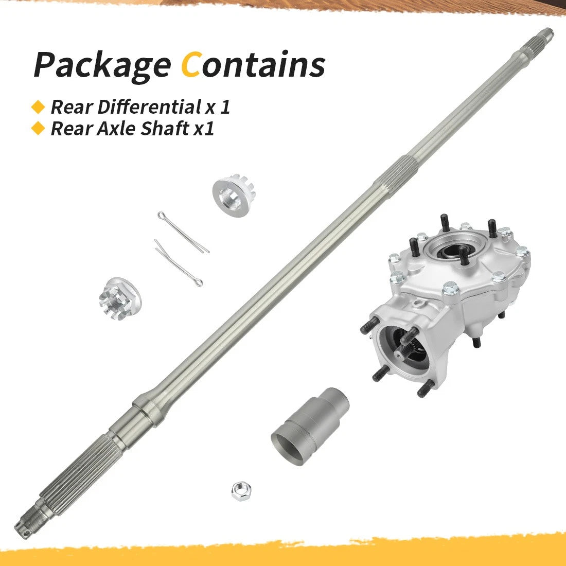 Complete Rear Differential & Alex Shaft For Honda Foreman 400 450 ES 450 S 1995-2001 41300-HN0-A00