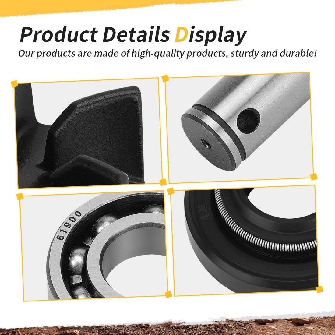 For Suzuki RM250 1989-1995 Water Pump Impeller Shaft Bearing Gasket Kit