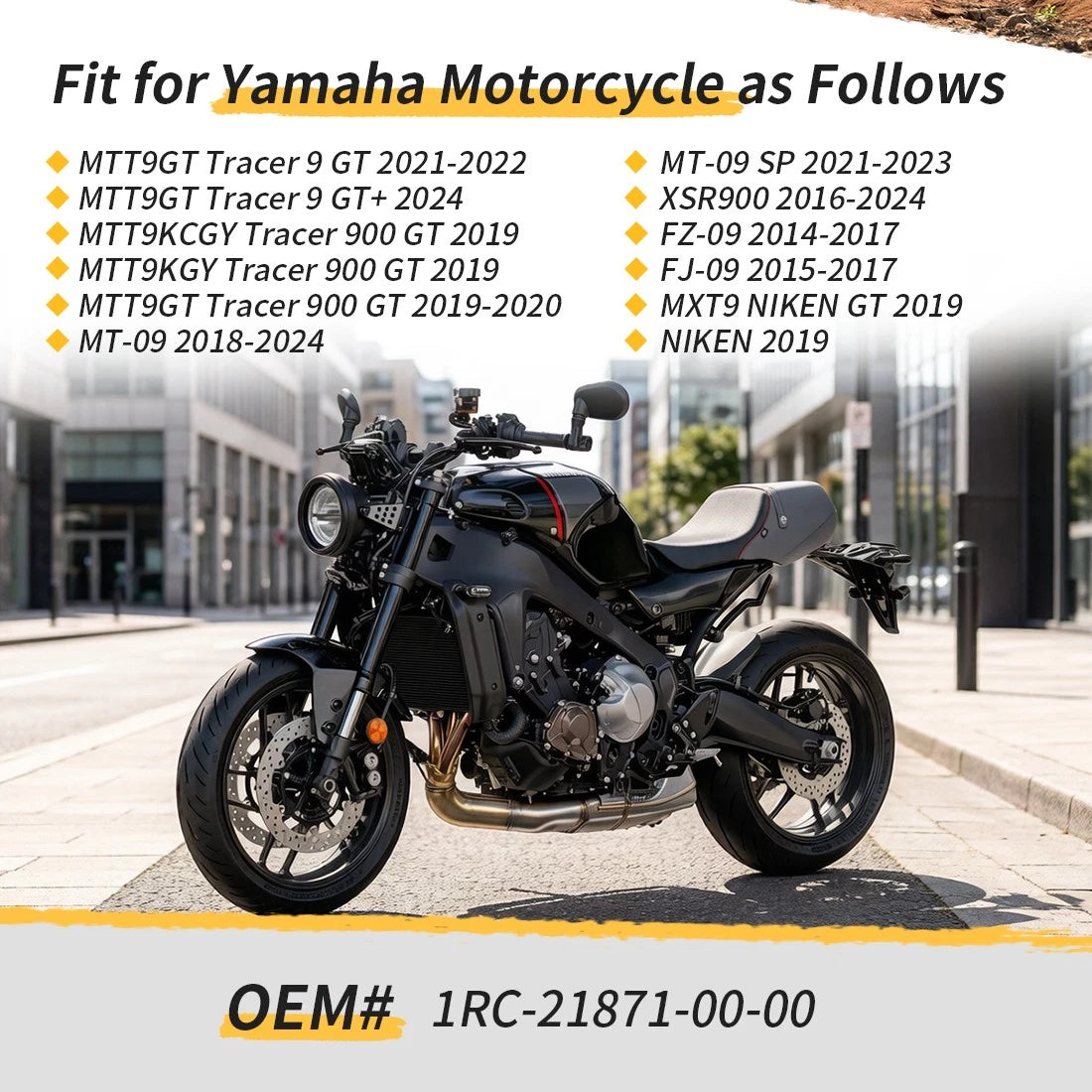 Coolant Water Tank Reservoir For Yamaha FZ-09 FJ-09 2014-2017 / MT-09 2018-2024