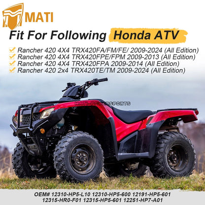 Cylinder Head Cover & Gasket Kit For Honda TRX420 Rancher 420 2009-2024 12310-HP5-L10 12310-HP5-600