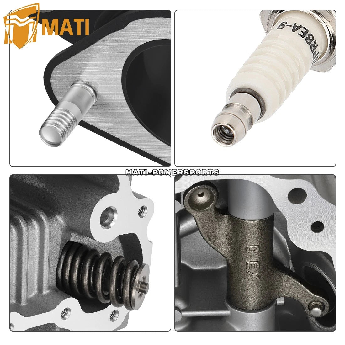 Cylinder Head Cover w/Gasket & Intake Manifold Boot For Sportrax Recon 250 TRX250X 2002-2014 12310-HN6-010