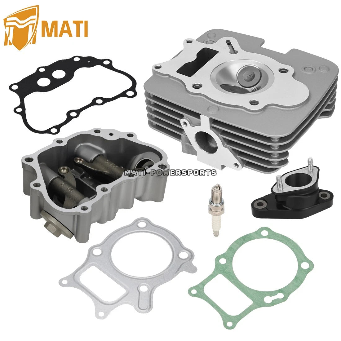 Cylinder Head Cover w/Gasket & Intake Manifold Boot For Sportrax Recon 250 TRX250X 2002-2014 12310-HN6-010