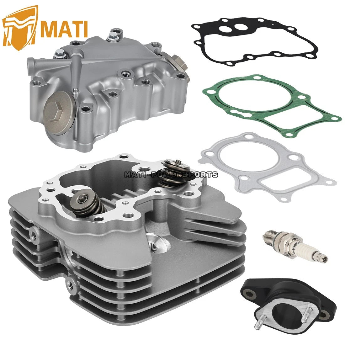 Cylinder Head Cover w/Gasket & Intake Manifold Boot For Sportrax Recon 250 TRX250X 2002-2014 12310-HN6-010