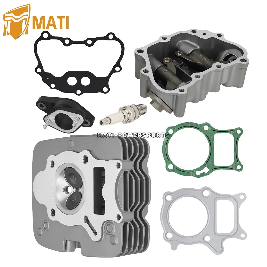 Cylinder Head Cover w/Gasket & Intake Manifold Boot For Sportrax Recon 250 TRX250X 2002-2014 12310-HN6-010