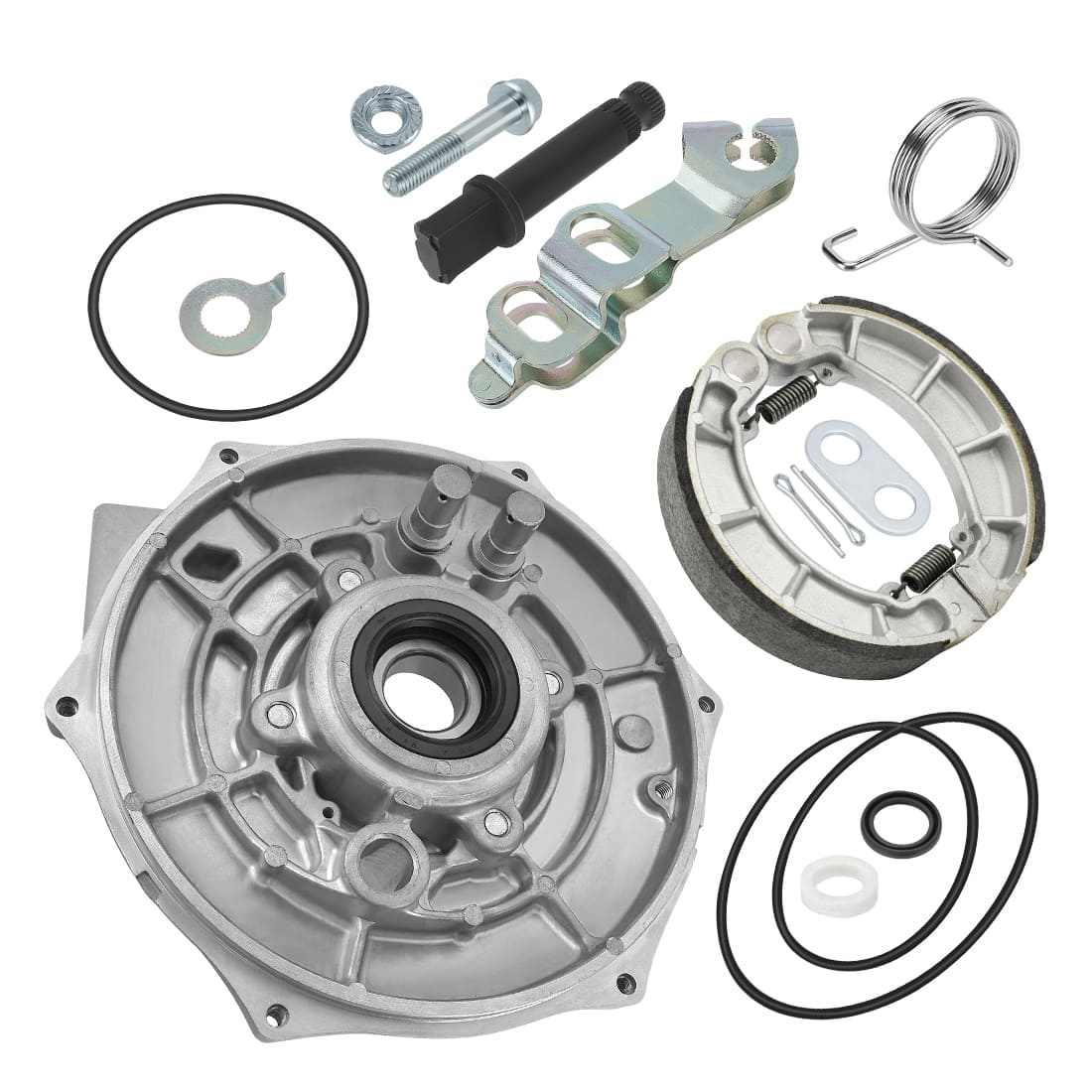 Kit de roulements de plaque d'appui de frein arrière, joints de mâchoires, culbuteurs, cames pour Honda Foreman 500 520 TRX500/520/FE1/FE2/FM1/FM2 2014-2024