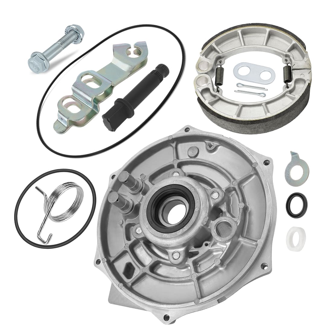 Kit de roulements de plaque d'appui de frein arrière, joints de mâchoires, culbuteurs, cames pour Honda Foreman 500 520 TRX500/520/FE1/FE2/FM1/FM2 2014-2024