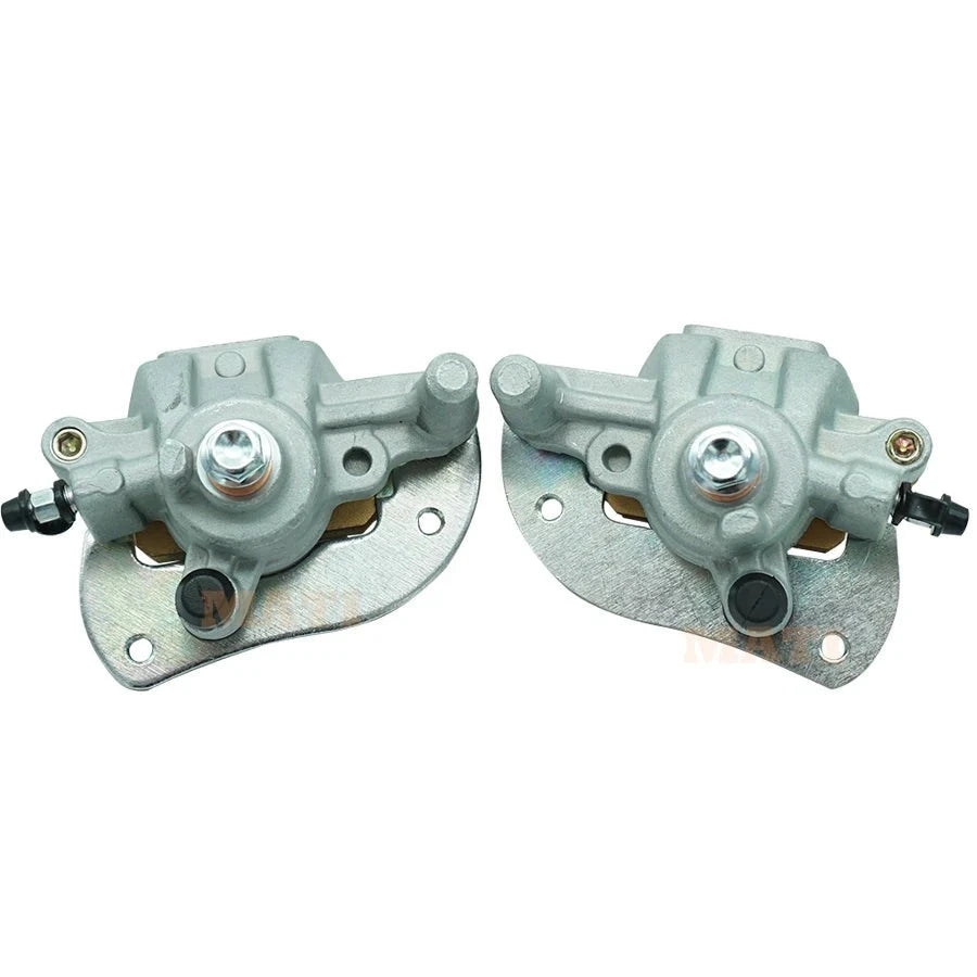 Disc Rotors & Front Left Right Brake Calipers for Yamaha Kodiak YFM700 2016-2020 Grizzly YFM550 2009-2014 MPN: 1HP-F582T-00-00 3B4-2580U-02-00 Mati Powersports