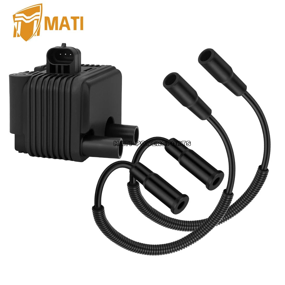 0.5 OHM Ignition Coil & Spark Plug Cable For Sportster 883 1200 Custom Low Roadster 2004-2006 31655-99 31996-04