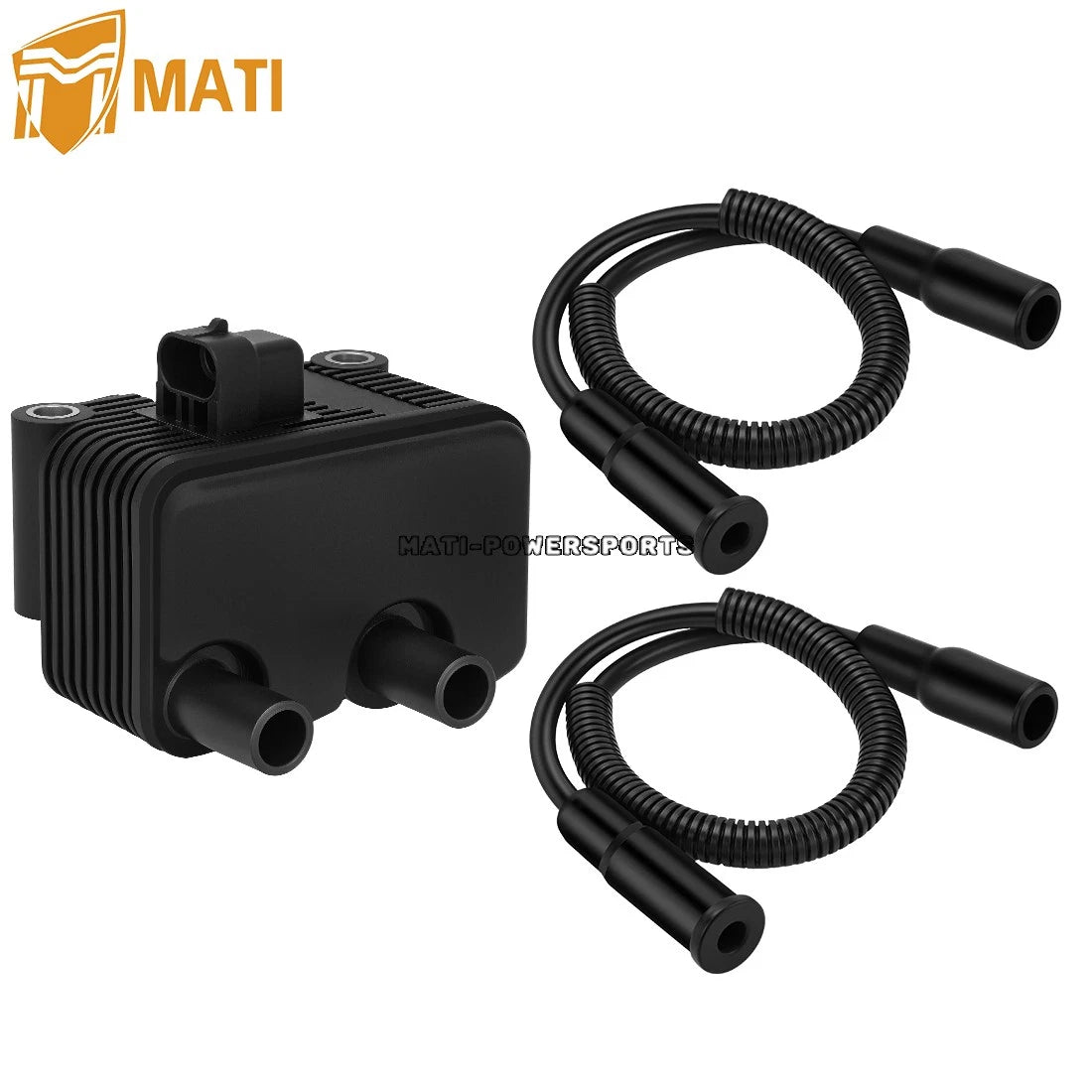 0.5 OHM Ignition Coil & Spark Plug Cable For Sportster 883 1200 Custom Low Roadster 2004-2006 31655-99 31996-04