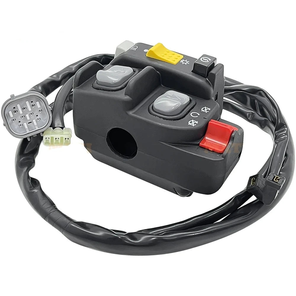 Electric Shift Control Switch (Start, Stop/Kill, Headlight) for Honda Recon 250 TRX250TE 2007-2020 - OEM: 35140HM8B73, 35140HM8B72 Mati Powersports