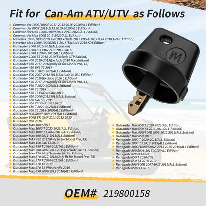 Electronic Digital Key For Can-Am Commander Maverick Renegade Outlander 2006-2021 710000817