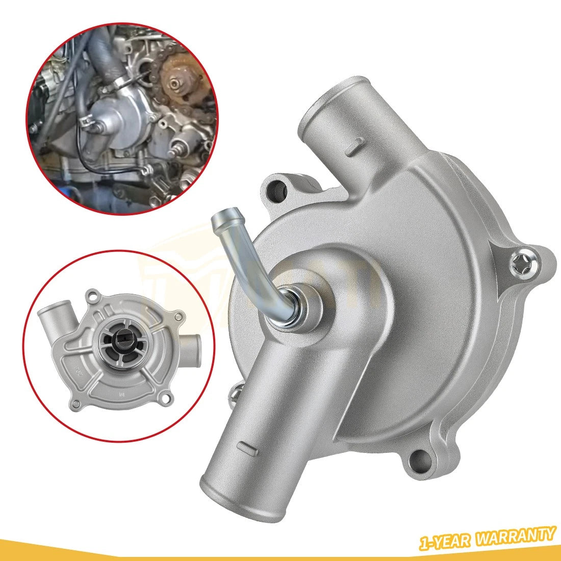 Water Pump Assembly For Suzuki GSX1300R Hayabusa 1300 1999-2020 17400-24F11 17400-24F10 17400-24F00