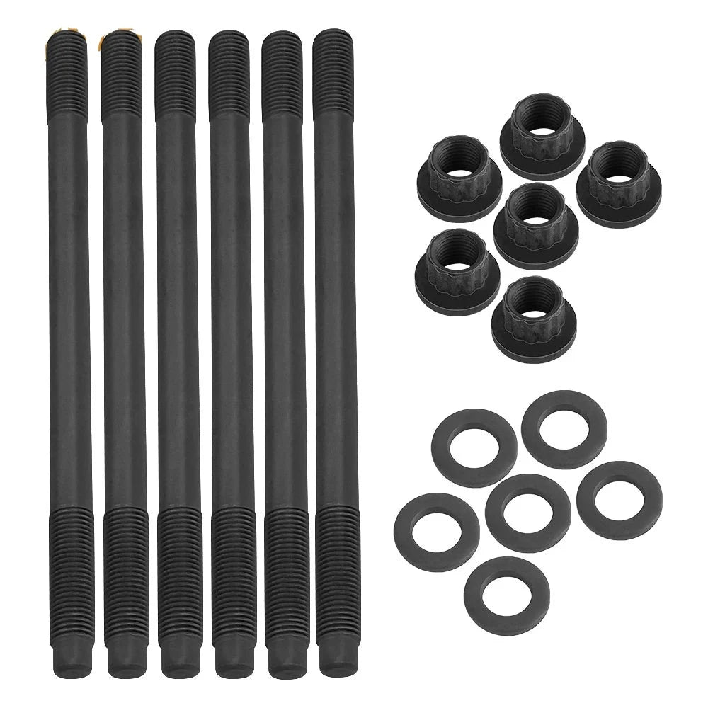 Extreme Stronger Heavy Duty Cylinder Head Studs Blots Nut Kit for Polaris RZR Ranger 900 1000 Turbo RS1 Pro General 1000 ACE 900 MPN: 7519123 7520978 Mati Powersports