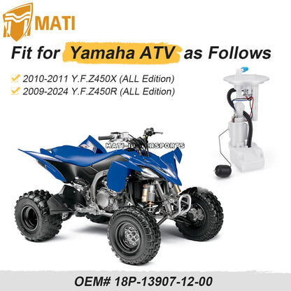 Fuel Pump Assembly For Yamaha YFZ450X YFZ450R 2009-2024 18P-13907-12-00