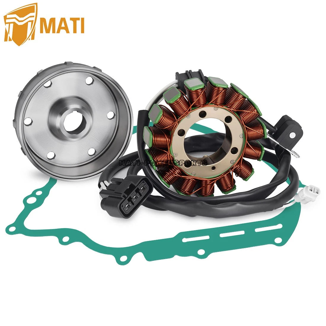 Stator & Flywheel Kit For Yamaha Grizzly 700 YFM700 2007-2008 3B4-81450-00-00