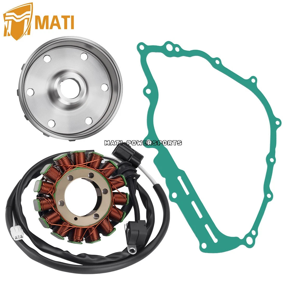 Stator & Flywheel Kit For Yamaha Grizzly 700 YFM700 2007-2008 3B4-81450-00-00