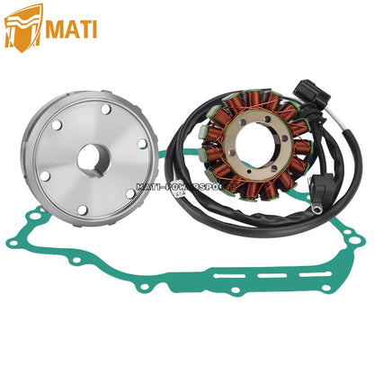 Stator & Flywheel Kit For Yamaha Grizzly 700 YFM700 2007-2008 3B4-81450-00-00
