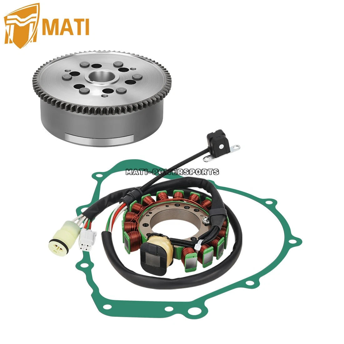 Flywheel Rotor Magneto Stator GASKET For Yamaha YFM600FW Grizzly 600 4x4 1998-2001 5GT-85550-01-00