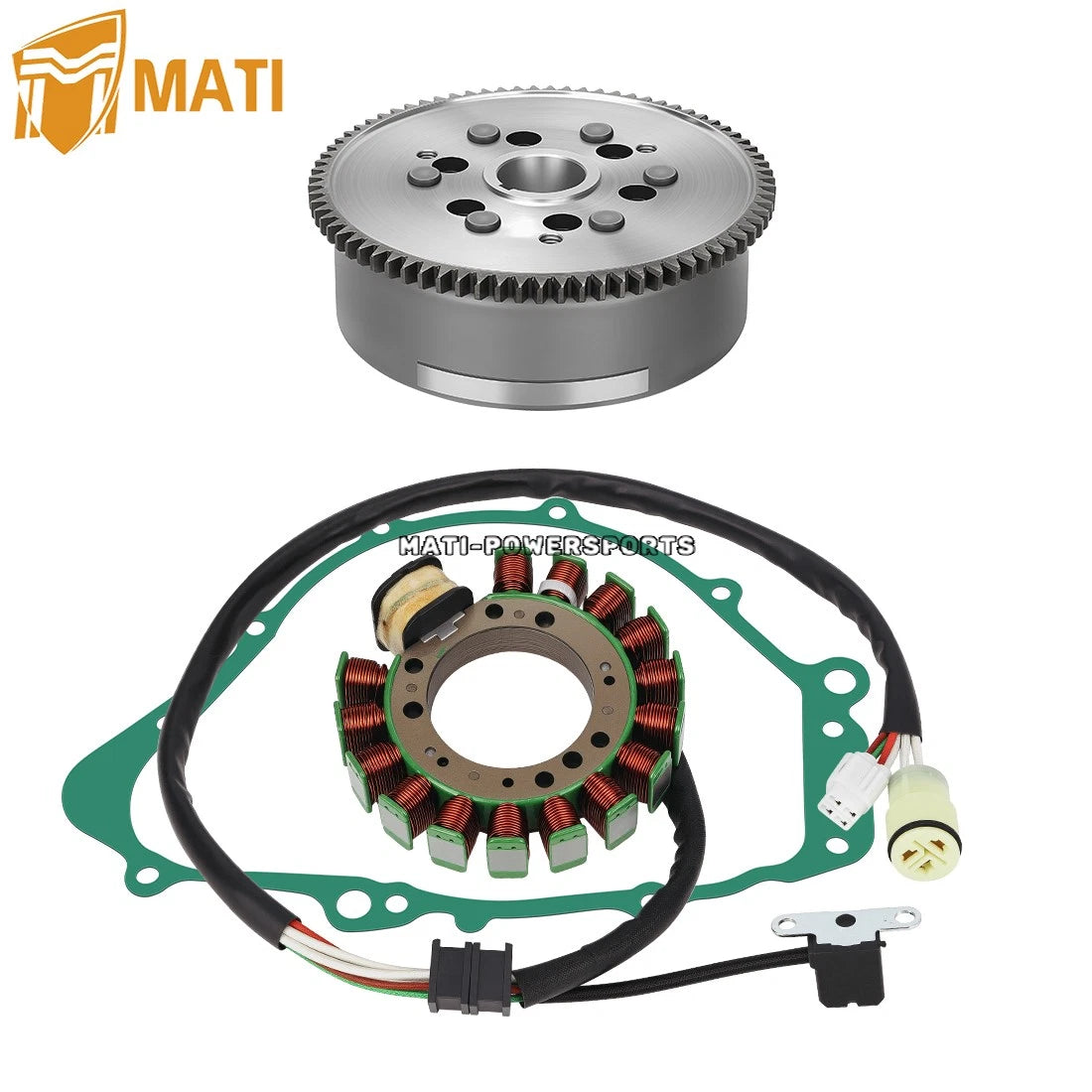 Flywheel Rotor Magneto Stator GASKET For Yamaha YFM600FW Grizzly 600 4x4 1998-2001 5GT-85550-01-00