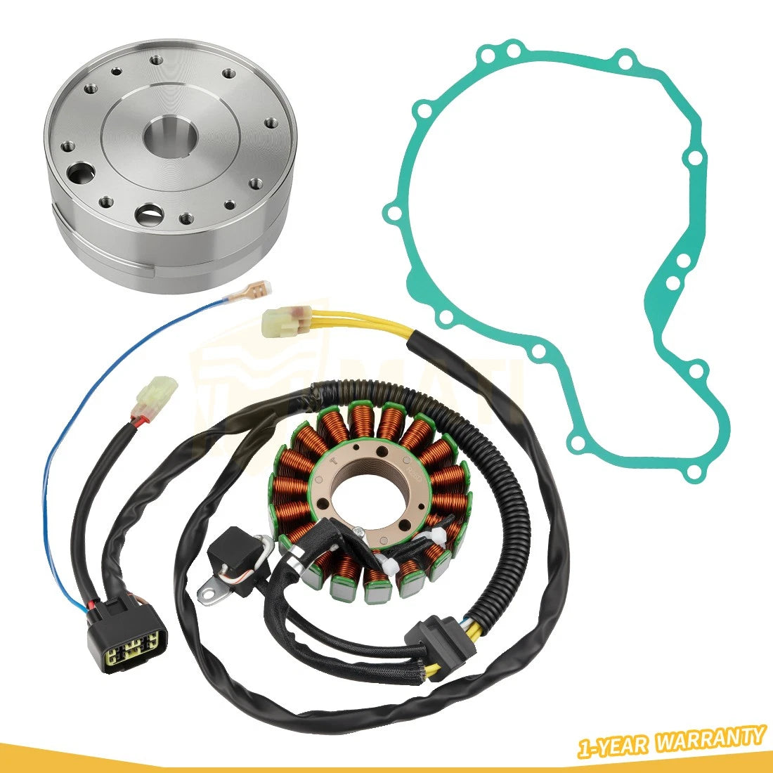 Stator & Flywheel Rotor w/ Gasket For Polaris Predator 500 2003-2004 3088055 3088159