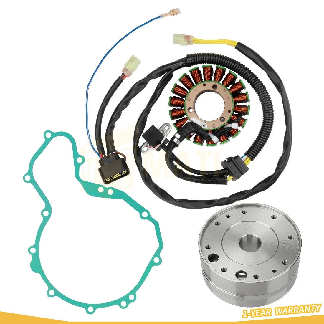 Stator & Flywheel Rotor w/ Gasket For Polaris Predator 500 2003-2004 3088055 3088159