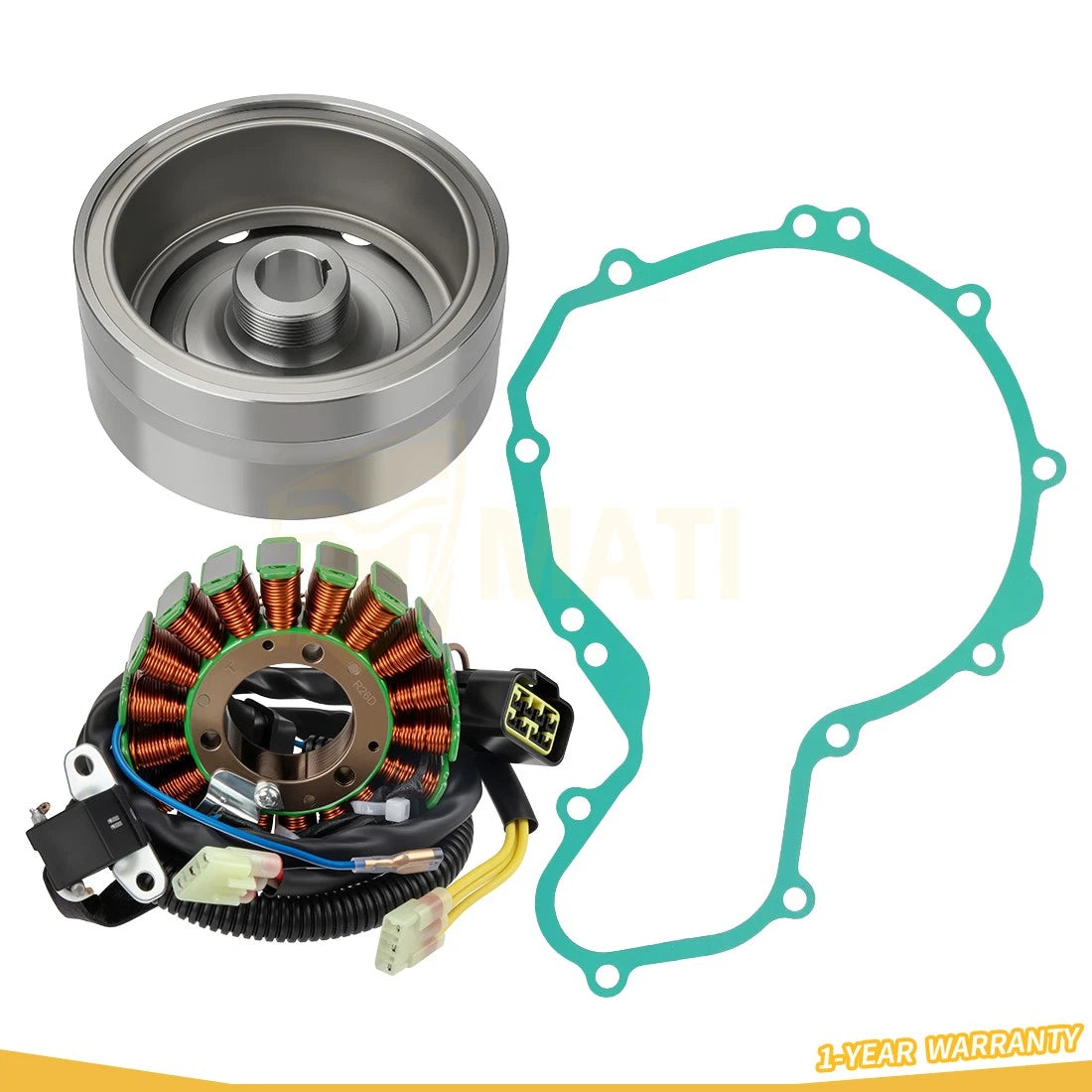 Stator & Flywheel Rotor w/ Gasket For Polaris Predator 500 2003-2004 3088055 3088159