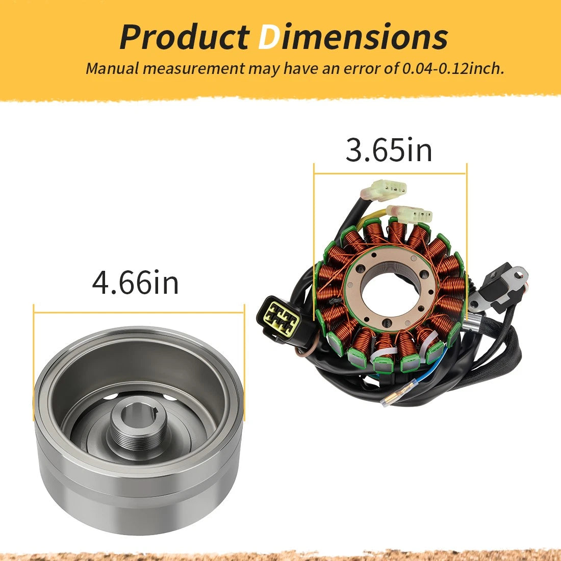 Stator & Flywheel Rotor w/ Gasket For Polaris Predator 500 2003-2004 3088055 3088159