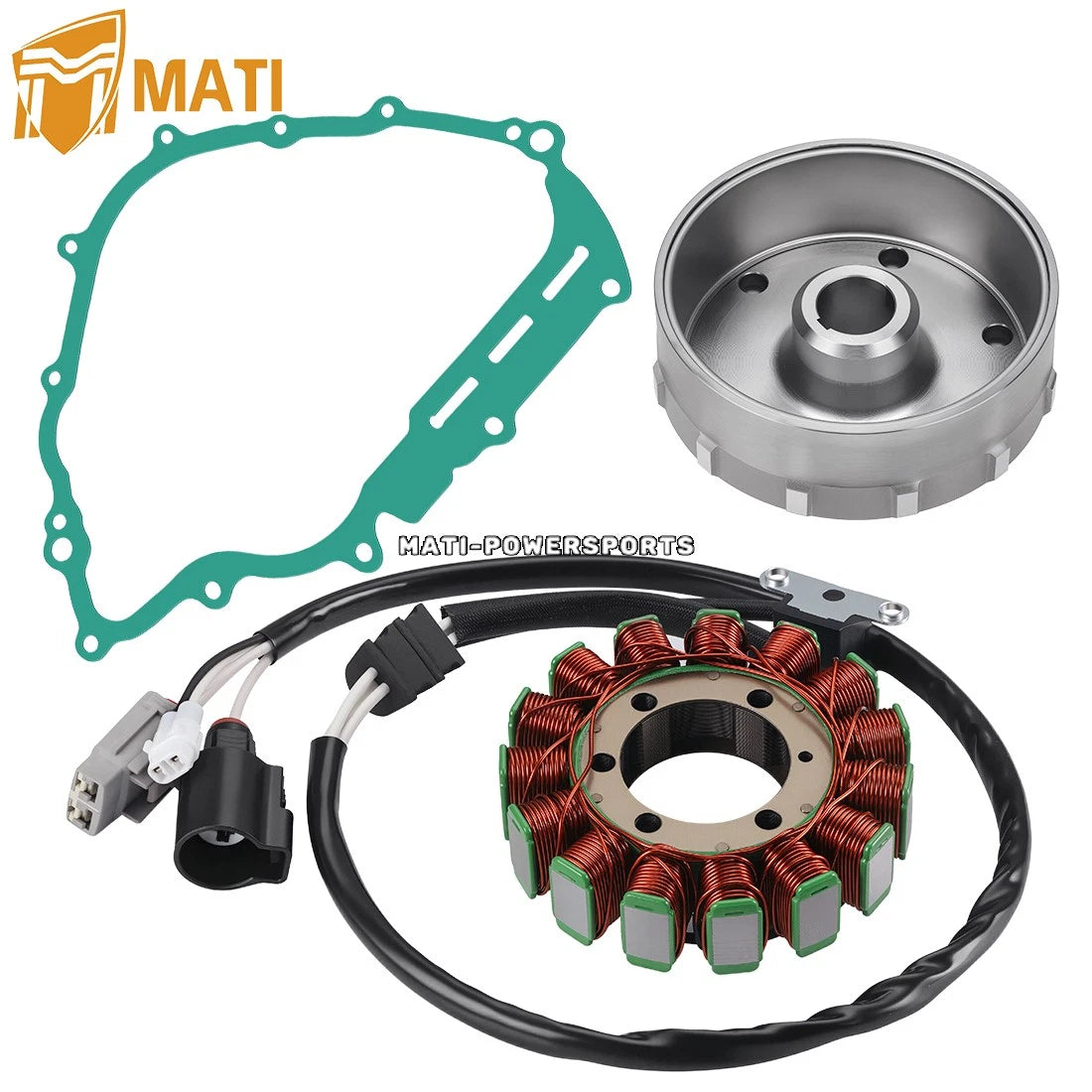 For Yamaha Rhino 700 Stator & Flywheel Kit 2008-2013 YXR700F 3B4-81450-00-00