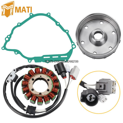 For Yamaha Rhino 700 Stator & Flywheel Kit 2008-2013 YXR700F 3B4-81450-00-00