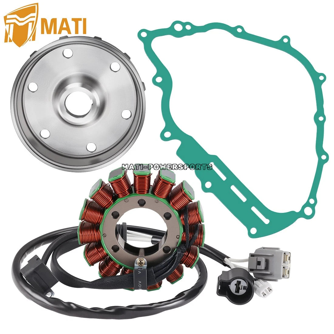 For Yamaha Rhino 700 Stator & Flywheel Kit 2008-2013 YXR700F 3B4-81450-00-00