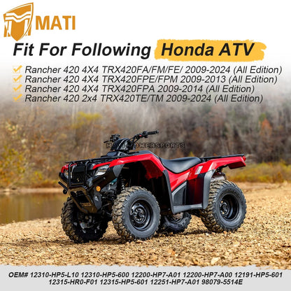 Cylinder Head & Cover Rebuild Kit Gaskets For Honda Rancher 420 TRX420 2009-2024