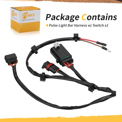 Pulse Light Bar Harness w/ Relay For Polaris RZR Turbo Pro R XP S 4 2020-2025 2883949