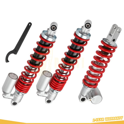 Front Rear Air Shocks Absorbers Adjustable Tool For Suzuki Quadsport Z400 LTZ400