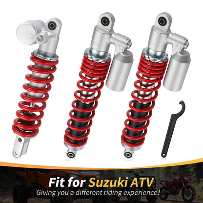 Front Rear Air Shocks Absorbers Adjustable Tool For Suzuki Quadsport Z400 LTZ400