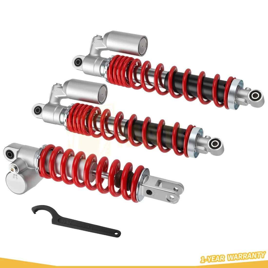 Front Rear Air Shocks Absorbers Adjustable Tool For Suzuki Quadsport Z400 LTZ400