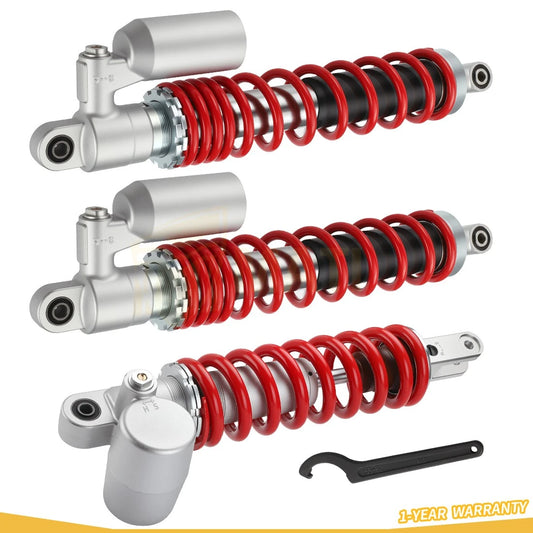 Front Rear Air Shocks Absorbers Adjustable Tool For Suzuki Quadsport Z400 LTZ400