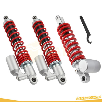 Front Rear Air Shocks Absorbers Adjustable Tool For Suzuki Quadsport Z400 LTZ400