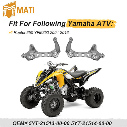Front Fender Brackets For Yamaha YFM350 Raptor 350 YFM350 2004-2013 5YT-21514-00-00 5YT-21513-00-00