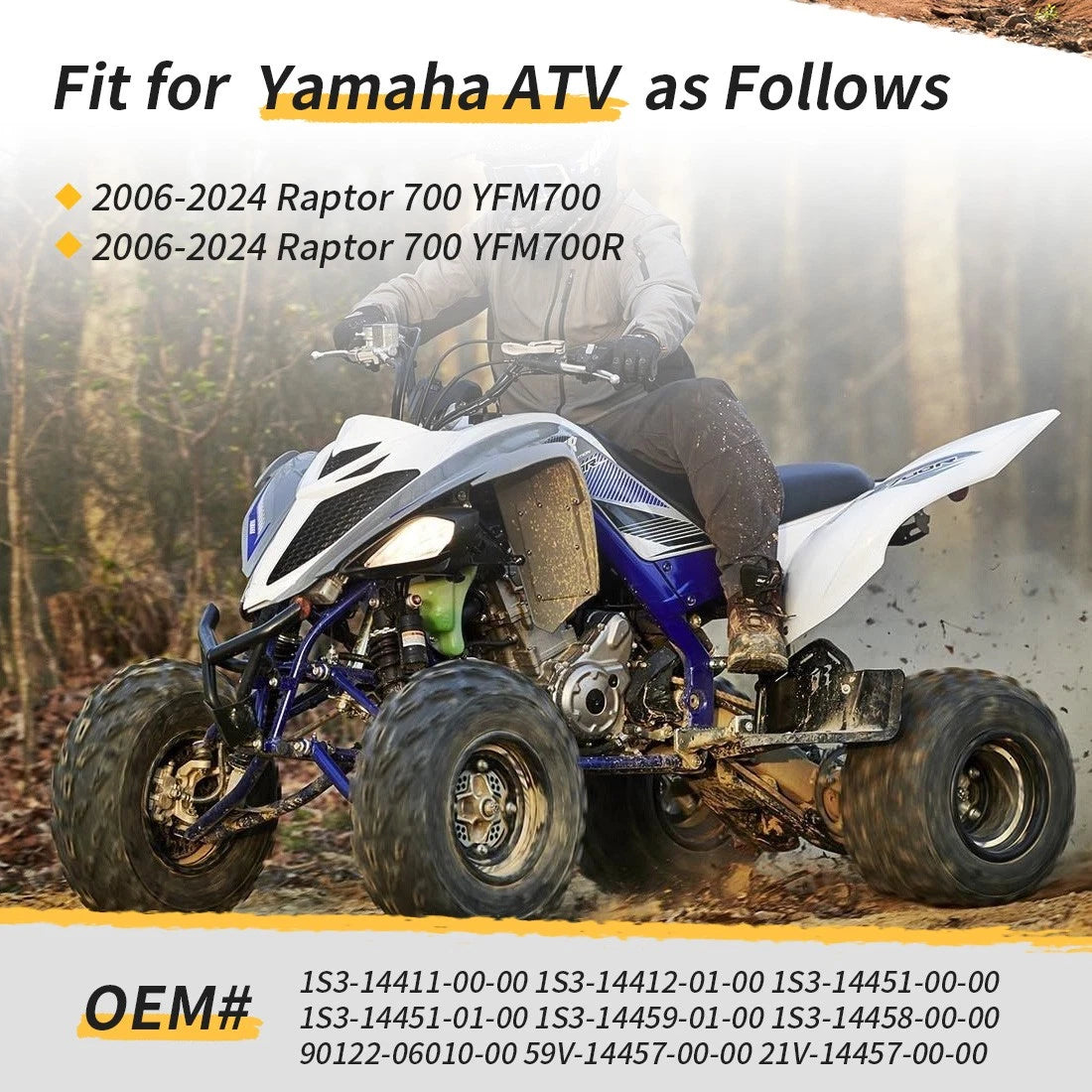 Air Box Lid Cover Cap Air Filter Cage Guide Kit For Yamaha Raptor 700 700R 2006-2024