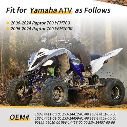 Air Box Lid Cover Cap Air Filter Cage Guide Kit For Yamaha Raptor 700 700R 2006-2024