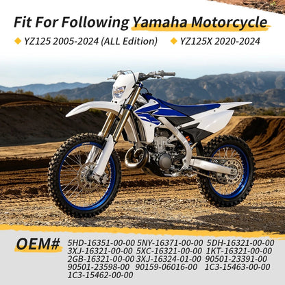 Friction Steel Clutch Plates Inner Hub Pressure Plate For Yamaha YZ125 125X 2005-2024