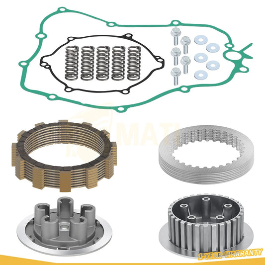 Friction Steel Clutch Plates Inner Hub Pressure Plate For Yamaha YZ125 125X 2005-2024